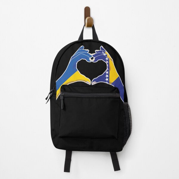 Item preview, Bosnia Bosnian Ukraine Ukrainian Love Heart Peace designed and sold by FlagX.