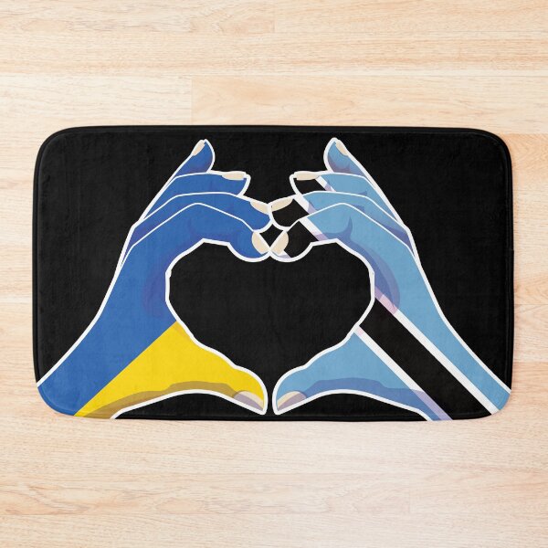 Item preview, Botswana Batswana Ukraine Ukrainian Love Heart Peace designed and sold by FlagX.