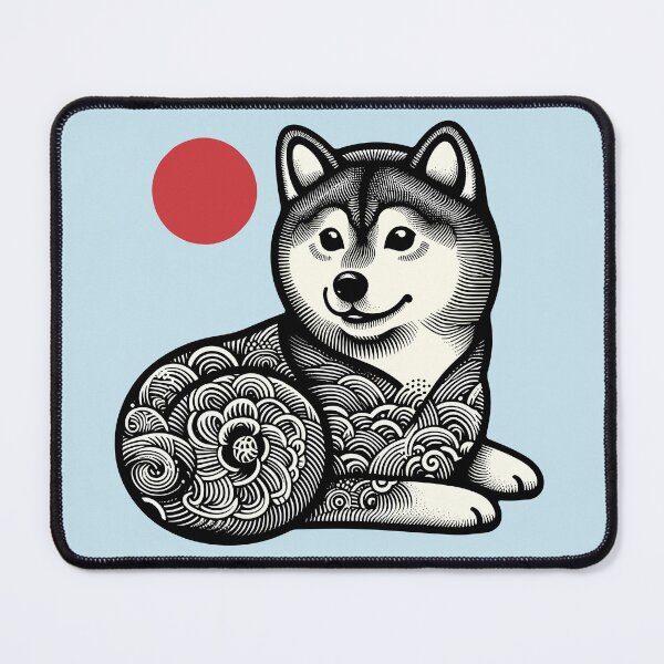 Item preview, Shiba Inu Japanese Dog Art Shiba Inu  designed and sold by ElegantCat.