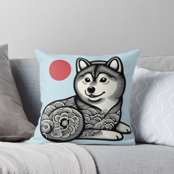 Aperçu de l'œuvre Shiba Inu Art du chien japonais Shiba Inu  créée et vendue par ElegantCat.