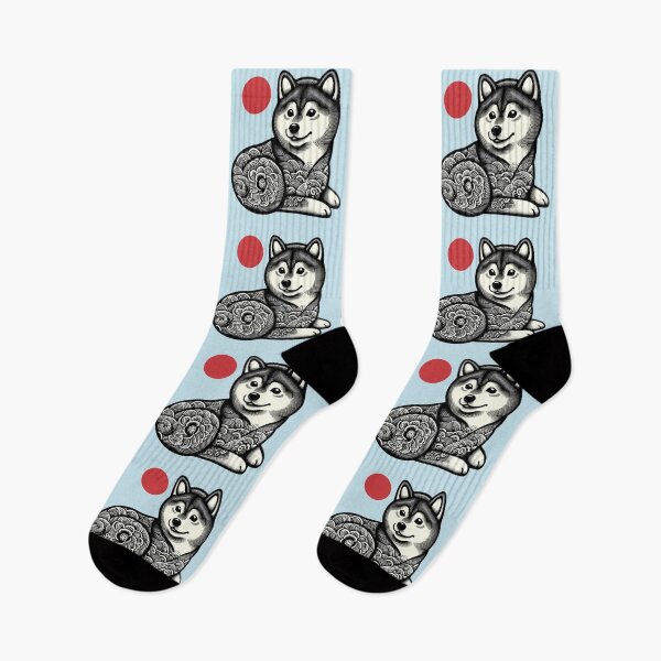 Artikelvorschau, Shiba Inu Japanische Hundekunst Shiba Inu entworfen und verkauft von ElegantCat.