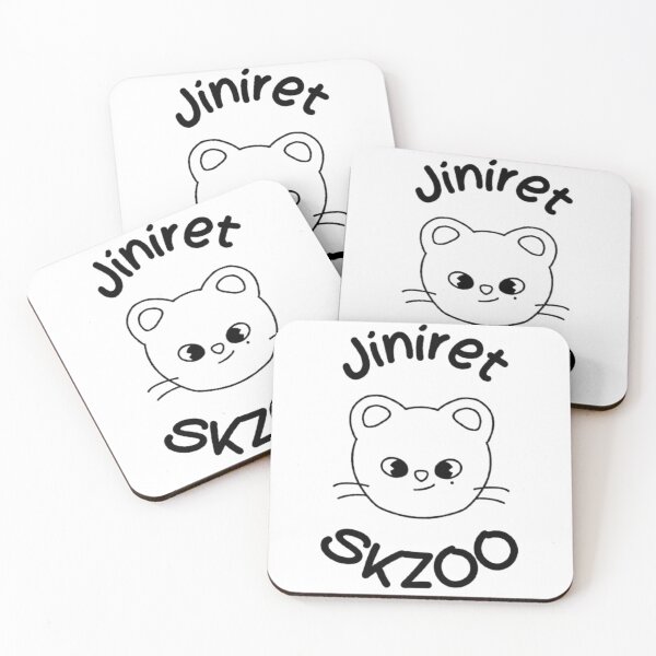 Item preview, Stray Kids - Skzoo Jiniret Head w/ Name [BLACK OUTLINE] designed and sold by itsaiaaa.