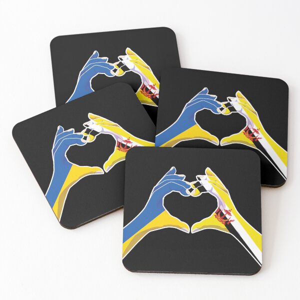 Item preview, Brunei Bruneian Ukraine Ukrainian Love Heart Peace designed and sold by FlagX.