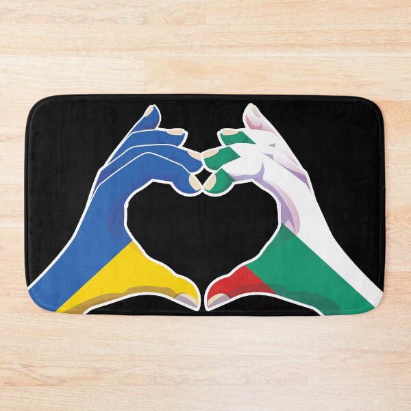Artikelvorschau, Bulgarien Bulgarisch Ukraine Ukrainisch Liebe Herz Frieden entworfen und verkauft von FlagX.