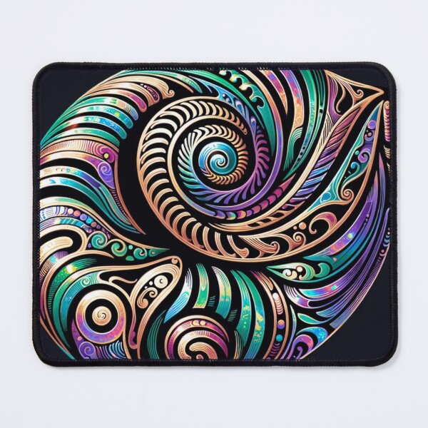 Item preview, Paua Shell Maori Koru Carved 1 designed and sold by Kiwiaroha.