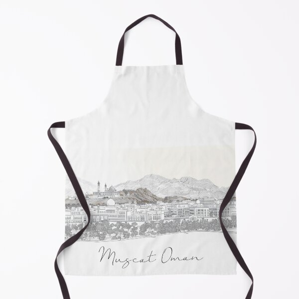 Item preview, Muscat Oman Cityscape View Line art designed and sold by PrintsByVickson.