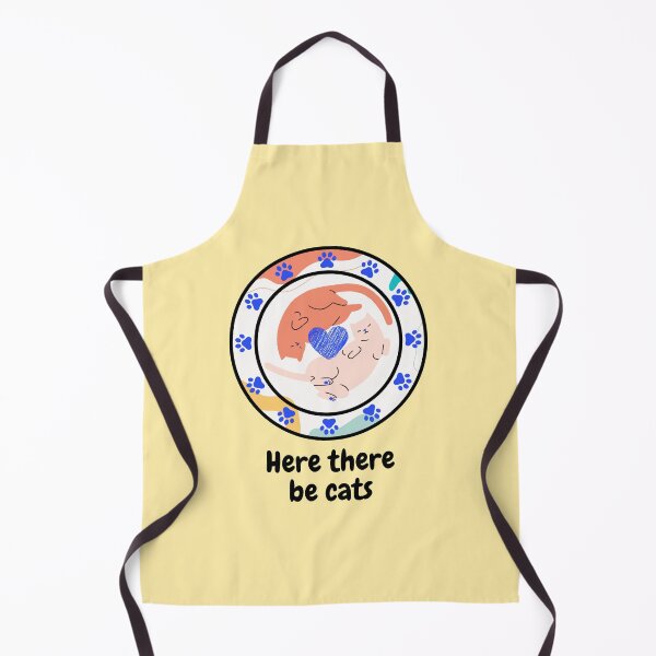 Item preview, Here There Be Cats designed and sold by SpiralBalloon.