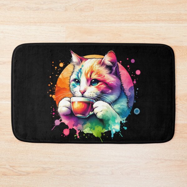 Item preview, Earl Grey Tea Lover Gift For Tea Time Cute Cat Colorful designed and sold by HosvPrint .s.