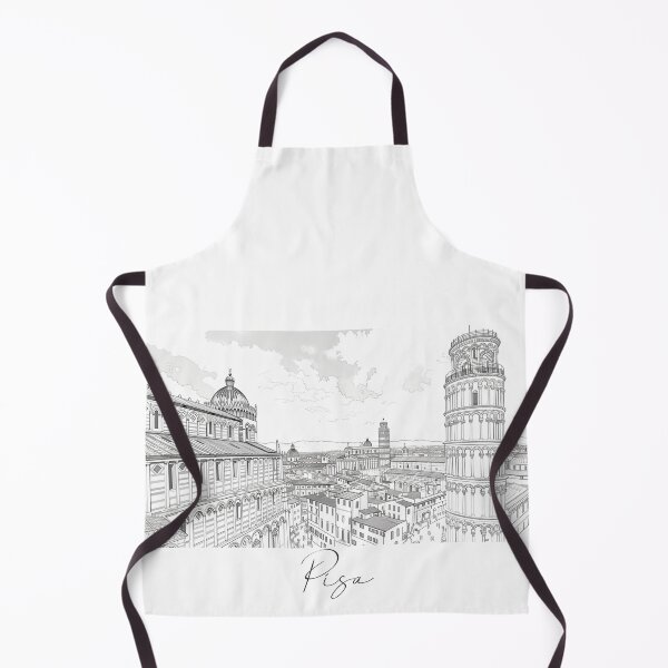 Item preview, Pisa Cityscape View Line art View designed and sold by PrintsByVickson.