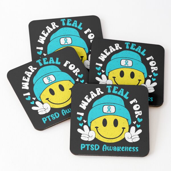 Item preview, I Wear Teal For PTSD Awareness, PTSD Awareness Month designed and sold by KatMercerr.