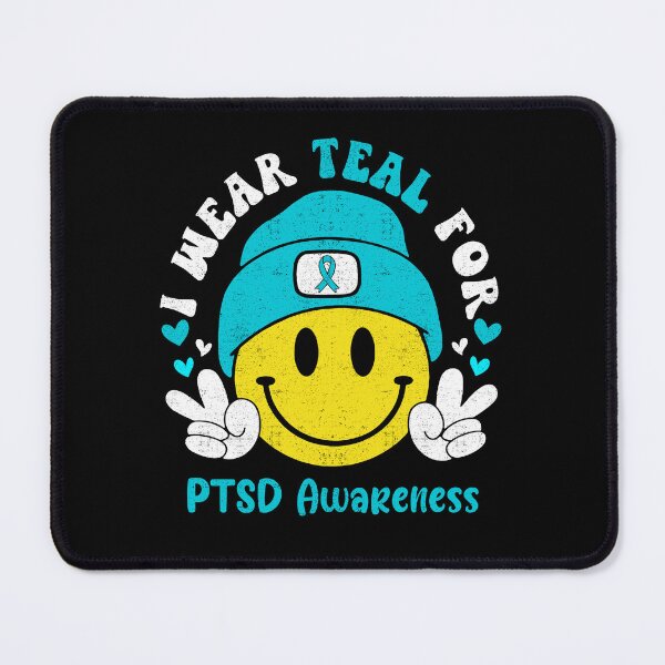 Item preview, I Wear Teal For PTSD Awareness, PTSD Awareness Month designed and sold by KatMercerr.