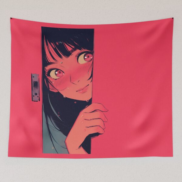 Item preview, Shy Anime Girl Peeking designed and sold by Toge-san.
