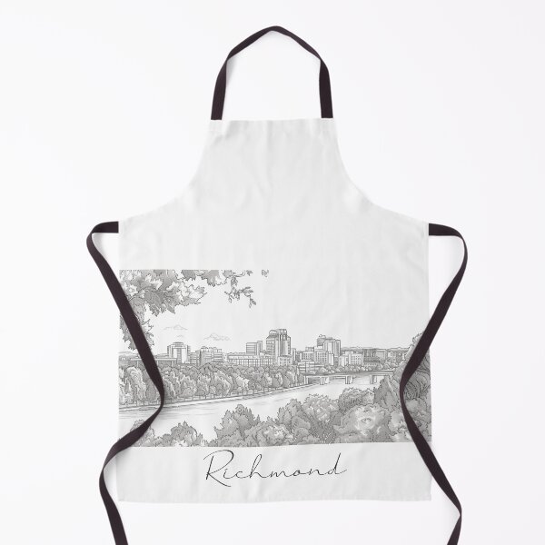 Item preview, Richmond Cityscape View Line art View designed and sold by PrintsByVickson.