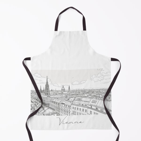 Item preview, Vienna Cityscape View Line art View designed and sold by PrintsByVickson.