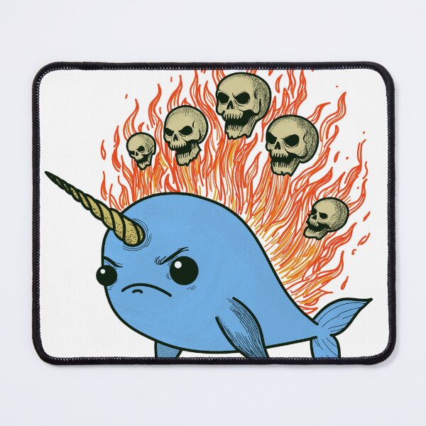 Item preview, Rage of the Narwhal designed and sold by ChunkByChunk.