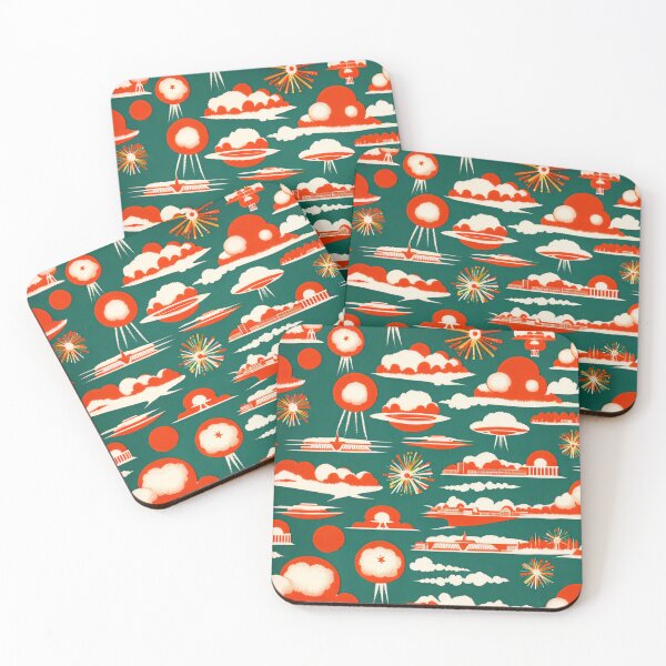 Item preview, Atomic bomb on green designed and sold by Joanne Walsh.