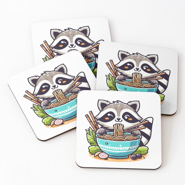 Item preview, Raccoon Noodle Feast designed and sold by Designowner.