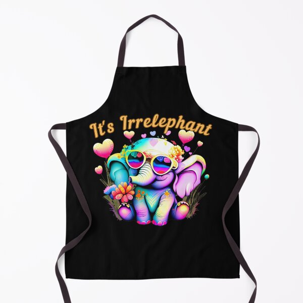 Item preview, It's Irrelephant. funny elephant designed and sold by ElephantVibes.