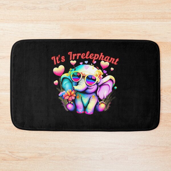 Item preview, It's Irrelephant. elephant head designed and sold by ElephantVibes.