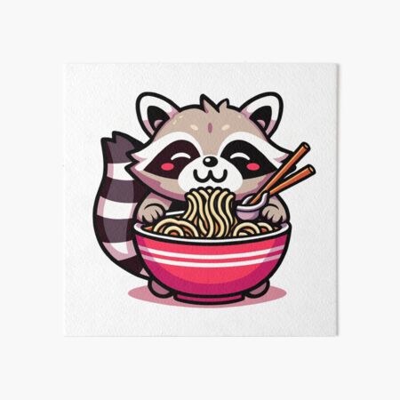 Item preview, Raccoon Noodle Feast designed and sold by Designowner.