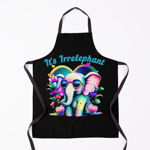 Item preview, It's Irrelephant. happy elephant designed and sold by ElephantVibes.