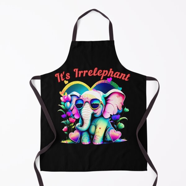 Item preview, It's Irrelephant. elephant saying designed and sold by ElephantVibes.