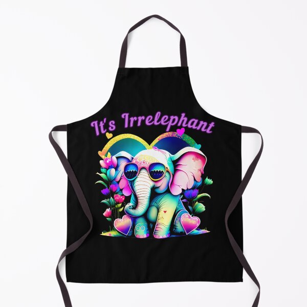 Item preview, It's Irrelephant elephant quote designed and sold by ElephantVibes.