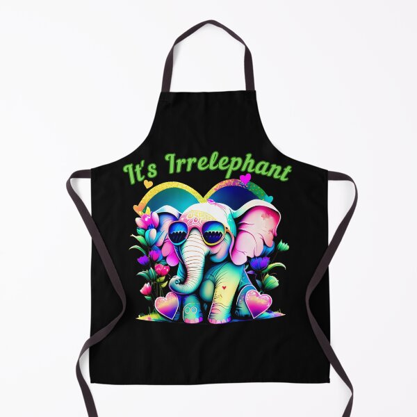 Item preview, It's Irrelephant Flower elephant designed and sold by ElephantVibes.