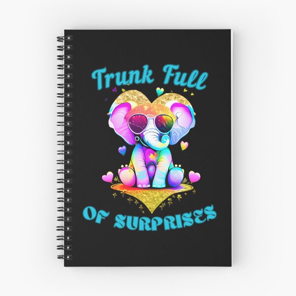 Item preview, Trunk Full Of Surprises. colorful elephant designed and sold by ElephantVibes.