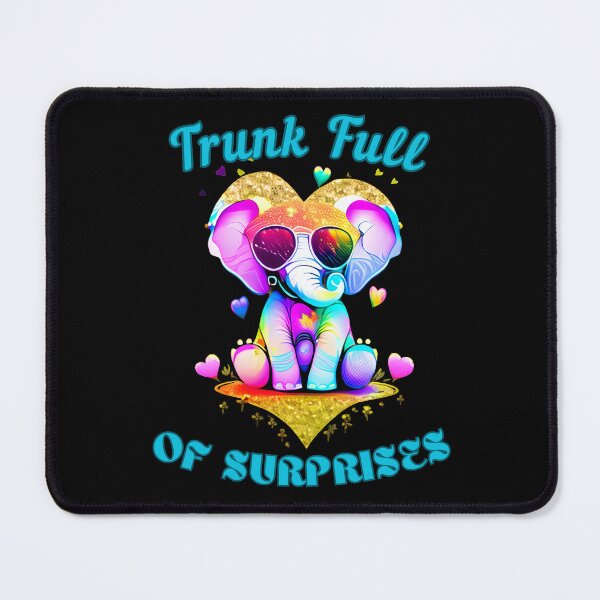 Item preview, Trunk Full Of Surprises. colorful elephant designed and sold by ElephantVibes.