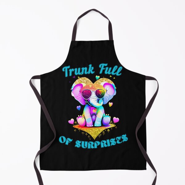 Item preview, Trunk Full Of Surprises. colorful elephant designed and sold by ElephantVibes.