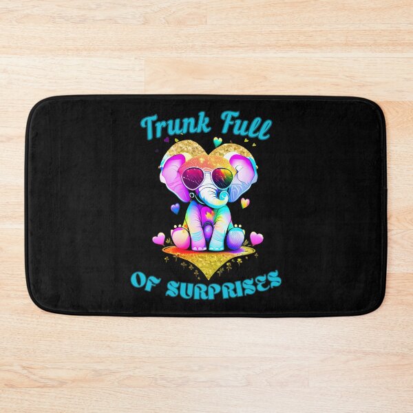 Item preview, Trunk Full Of Surprises. colorful elephant designed and sold by ElephantVibes.