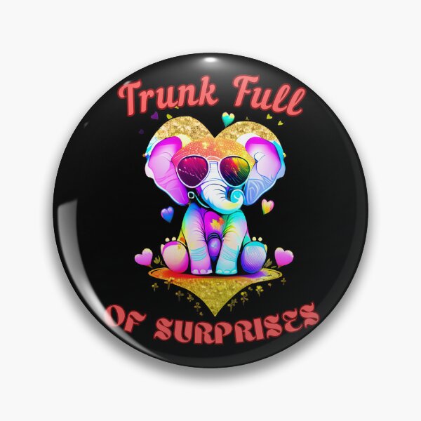 Item preview, Trunk Full Of Surprises. elephant head designed and sold by ElephantVibes.
