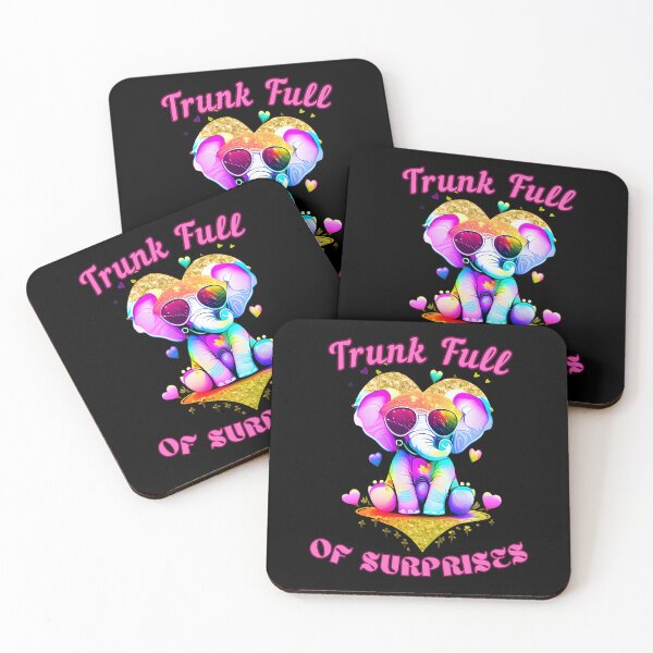 Item preview, Trunk Full Of Surprises. elephant face designed and sold by ElephantVibes.
