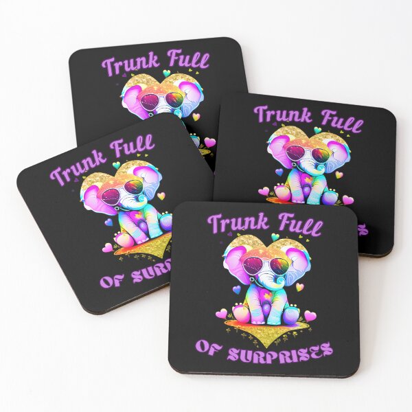 Item preview, Trunk Full Of Surprises. elephant portrait designed and sold by ElephantVibes.