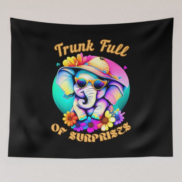 Item preview, Trunk Full Of Surprises. adorable elephant designed and sold by ElephantVibes.