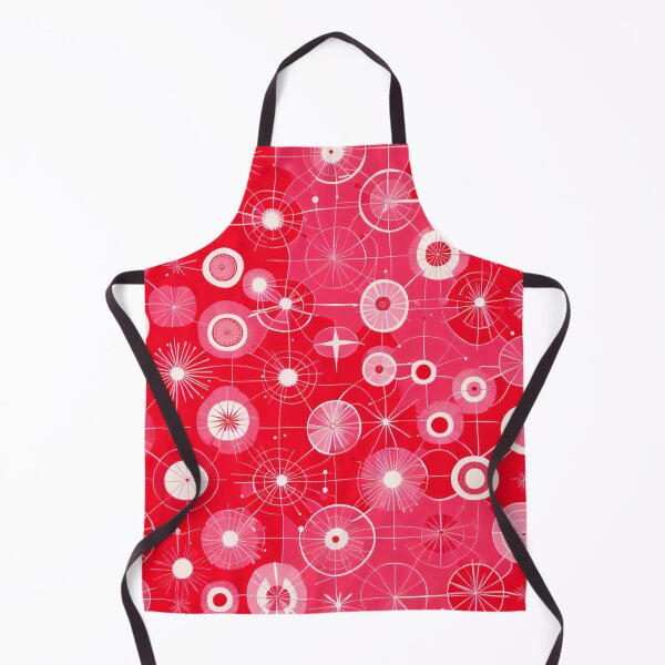 Item preview, Pink and red atomic starbursts designed and sold by Joanne Walsh.