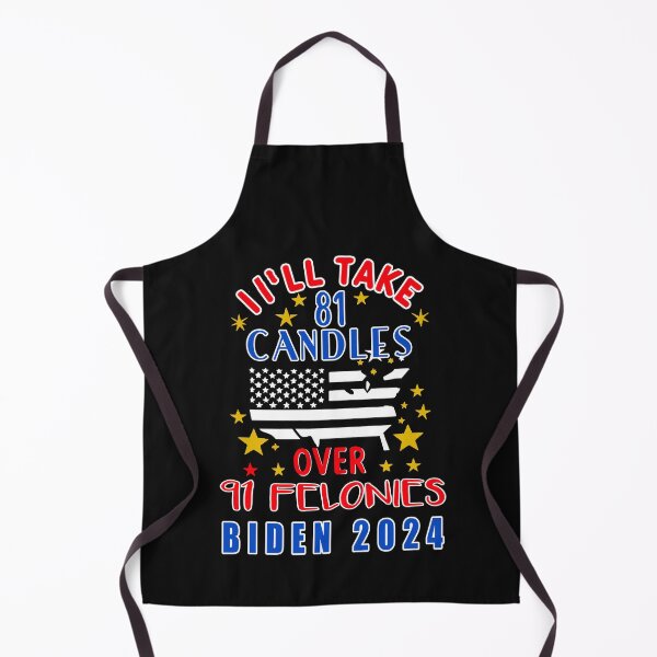 Item preview, 81 Candles over 91 Felonies BIDEN HARRIS 2024 designed and sold by LoveAndDefiance.