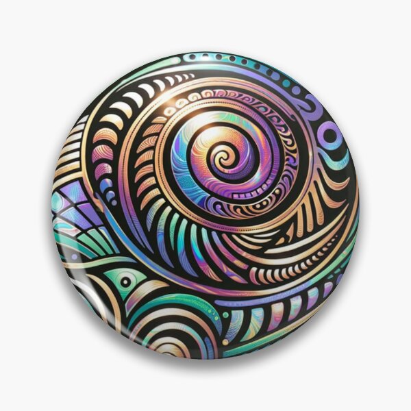 Item preview, Paua Shell Maori Koru Carved 2 designed and sold by Kiwiaroha.