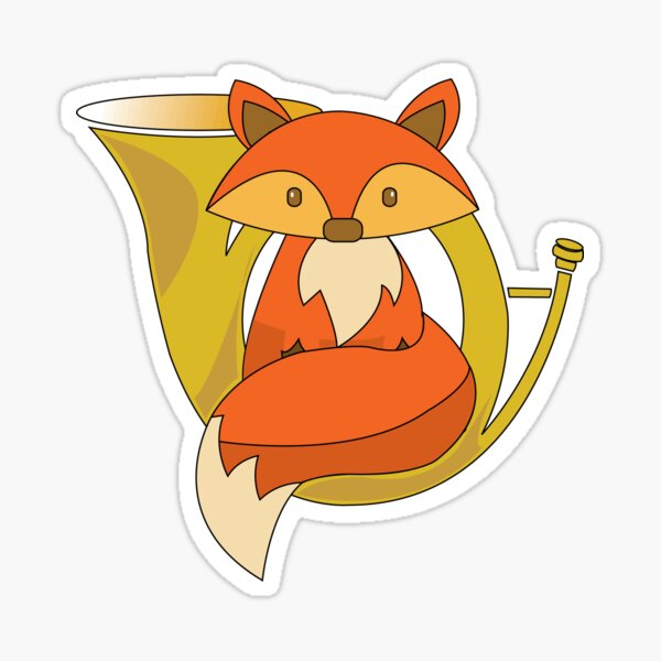 Artikel-Vorschau von Fuchs und das Horn, designt und verkauft von DickinsonDesign.