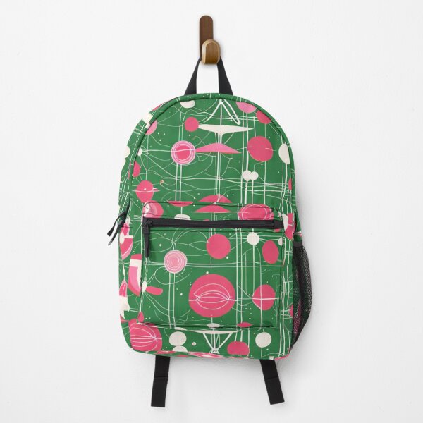 Item preview, Atomic starbursts on green again designed and sold by Joanne Walsh.