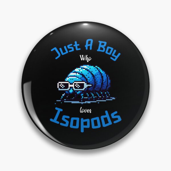 Item preview, Just a boy who loves isopod Entomologist pixel art designed and sold by MTRBSK11.
