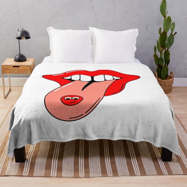 Item preview, Retro Tongue Sticking Out - Funky Vintage Illustration designed and sold by My Kind of Mood.