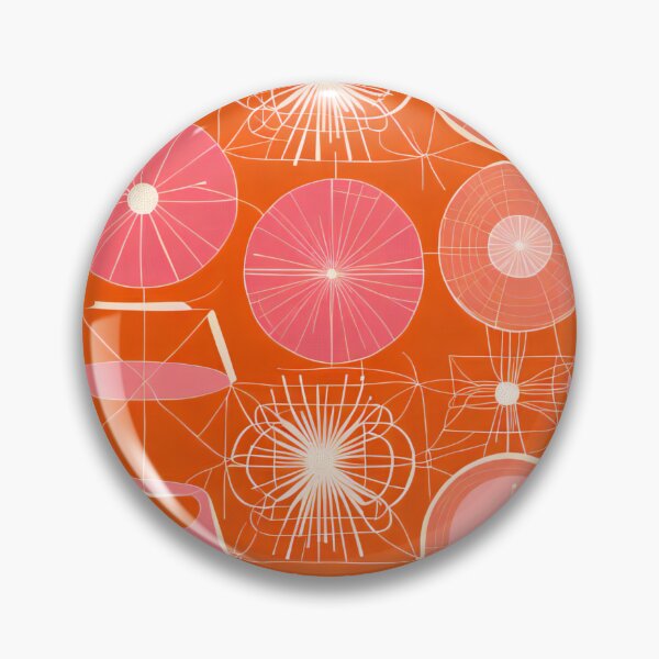 Item preview, Pink and red big starbursts designed and sold by Joanne Walsh.