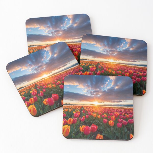 Item preview, Tulip Meadows designed and sold by Miguel's AI Store.
