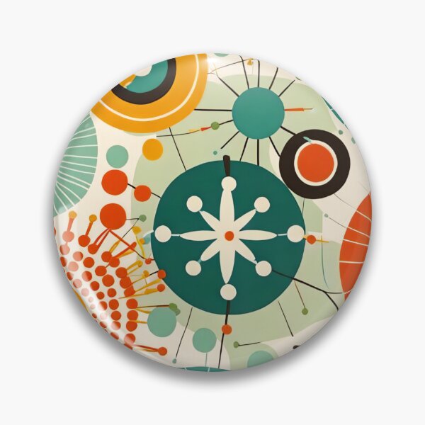 Item preview, Atomic Circles and starbursts designed and sold by Joanne Walsh.