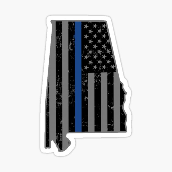 Artikel-Vorschau von Alabama Polizei & Strafverfolgung Thin Blue Line, designt und verkauft von shoppzee.