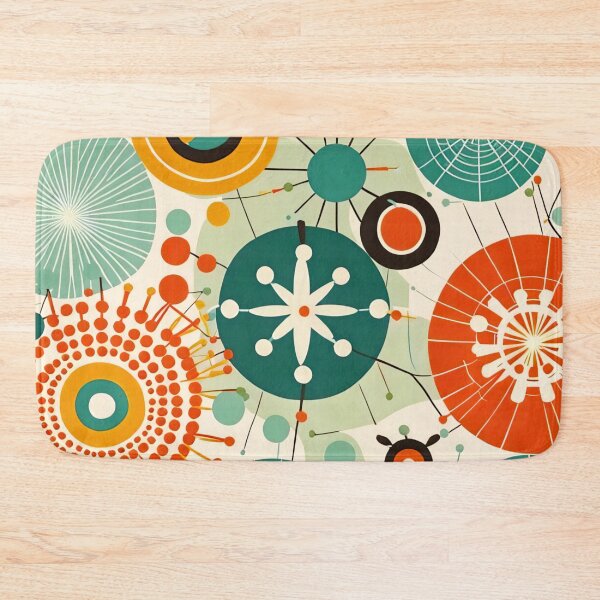 Item preview, Atomic Circles and starbursts designed and sold by Joanne Walsh.
