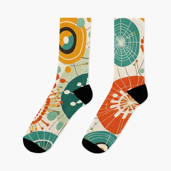 Item preview, Atomic Circles and starbursts designed and sold by Joanne Walsh.