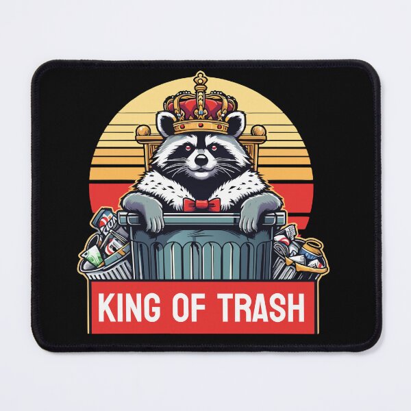 Item preview, Regal Raccoon: The King of Trash designed and sold by Designowner.